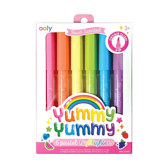 OOLY Yummy Yummy 6-Color Scented Highlighter Set
